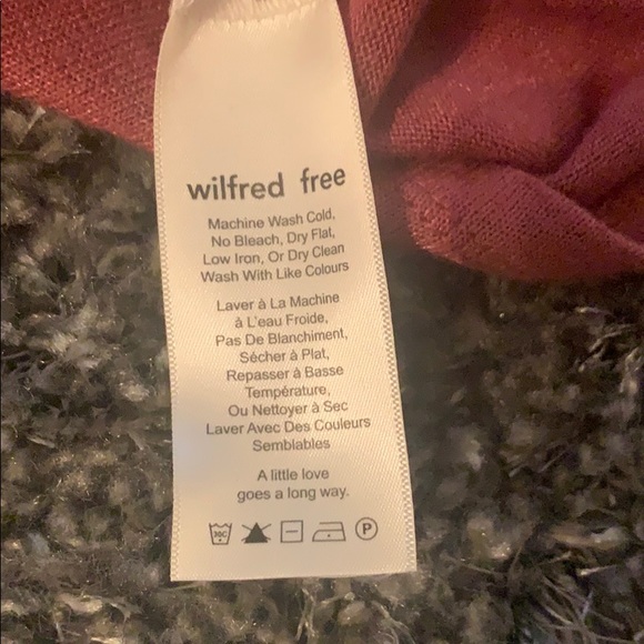 Wilfred Free mauve cropped sweater tee - Picture 4 of 4